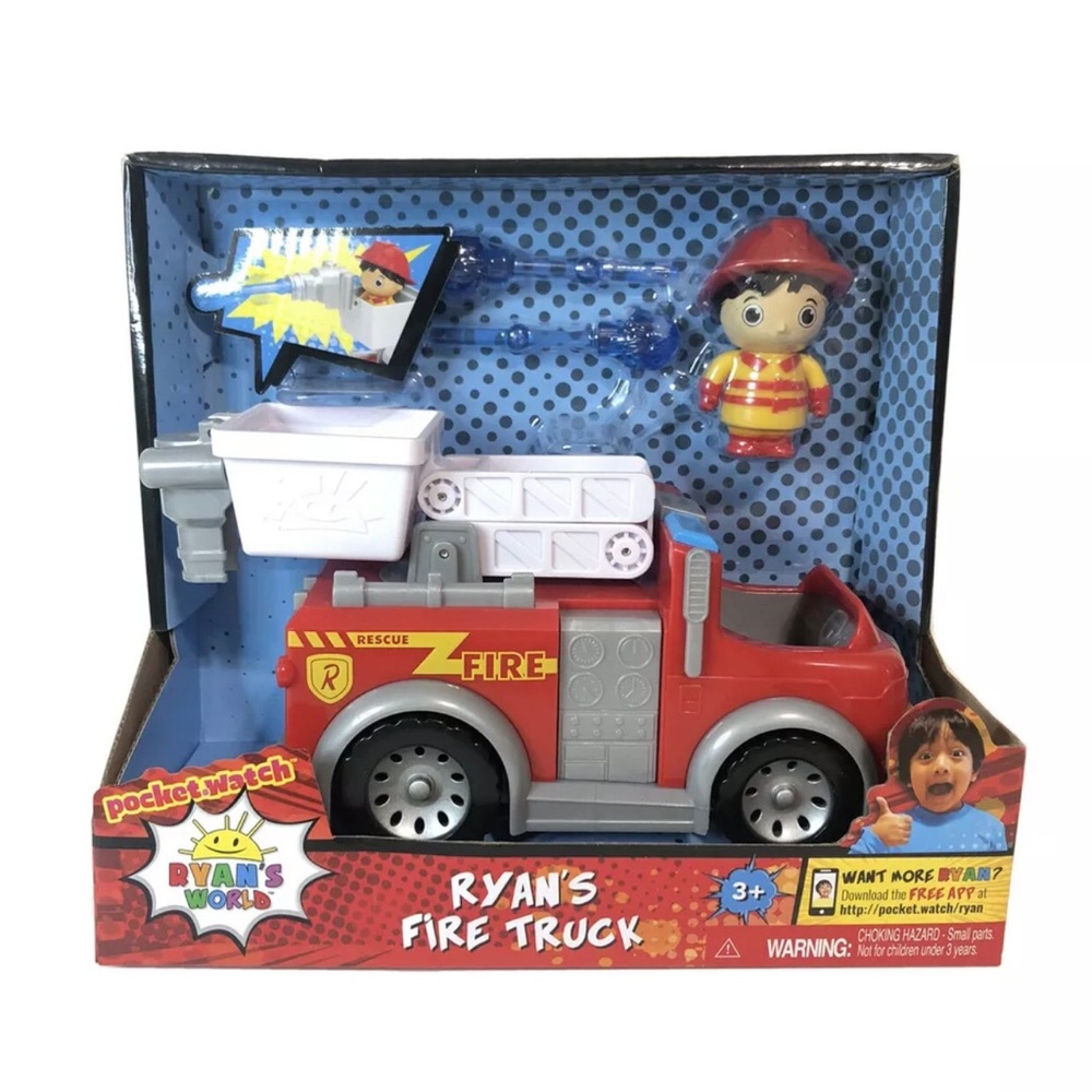 Ryan’s World Fire Truck includes Truck & Figure